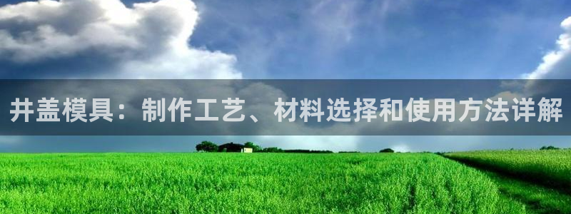 太阳集团股份有限公司官网：井盖模具：制作工艺、材料选择和使用方法详解